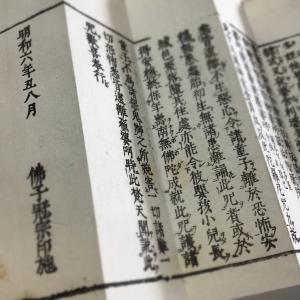 #資001A 仏説護諸童子陀羅尼呪経 御守用 豆形の詳細画像1