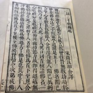 #036 鉄眼版 三千仏名経(木版手摺)の詳細画像1