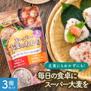 スーパー大麦 バーリーマックス 帝人 お得な3個セット 玄米の7倍の食物繊維 120g スーパー大麦のちから