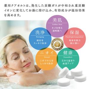 重炭酸入浴剤 薬用 クアオルト 9錠 塩素除去...の詳細画像3