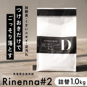 リネンナ 2 洗剤 詰め替え 1kg 洗濯洗剤  酵素 つけ置き つけ置き洗剤 染み抜き 粉末 加齢臭 汗臭 ペット臭 ニオイ 臭い