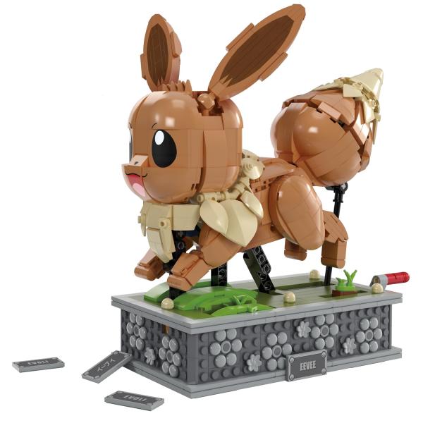 メガ MEGA ポケモン イーブイが走る! ムービング イーブイ ブロック ピース数:1366 18...