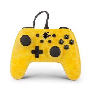 PowerA Nintendo Switch ニンテンドースイッチ 有線 プロコントローラー ポケモン ピカチュウ シルエット イエロー 並行輸入品