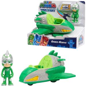 パジャマスク セイブ ザ スカイ ゲッコーモービル ゲッコー フィギュア PJ Masks Gekko 乗り物 おもちゃ 並行輸入品｜bakuyasuearth