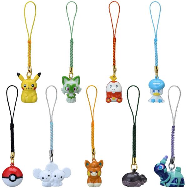 ポケモンセンターオリジナル 鈴ねつけ ピカチュウ ニャオハ ホゲータ クワッス パモ ドオー ワッカ...