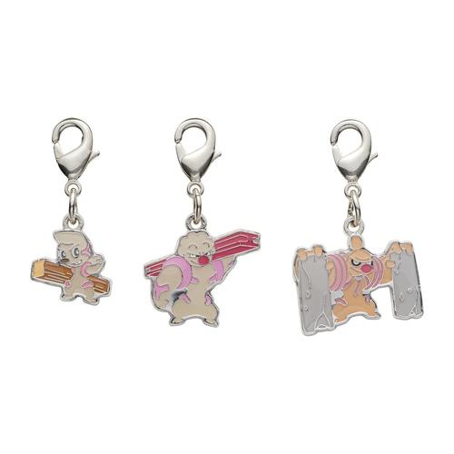 ポケモンセンターオリジナル 全国ずかん メタルチャーム 532 533 534 ドッコラー ドテッコ...