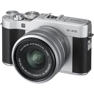 FUJIFILM ミラーレス一眼カメラ X-A5レンズキット シルバー X-A5LK-S｜bakuyasuearth