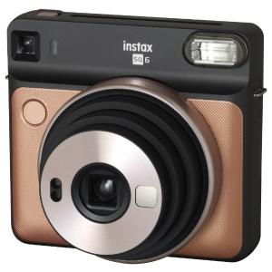 FUJIFILM インスタントカメラ チェキ instax SQUARE SQ6 ブラッシュゴールド｜bakuyasuearth