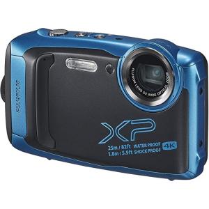 コンパクトデジタルカメラ FinePix スカイブルー 防水+防塵+耐衝撃 FFXXP140SB｜bakuyasuearth