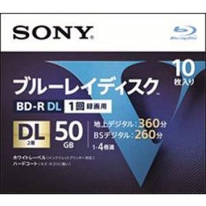 SONY ソニー BD-R 50GB 2層 10枚パック 録画用 4倍速 120 分 10BNR2V...