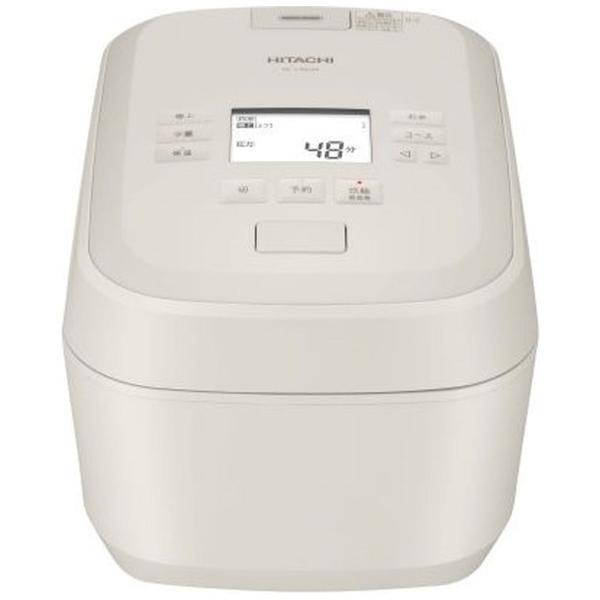 日立 HITACHI 炊飯器 圧力＆スチーム ふっくら御膳 絹成 きなり RZ-Z100JM-C 5...