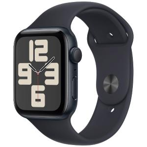 アップル Apple Apple Watch SE GPSモデル 44mmミッドナイトアルミニウムケースとミッドナイトスポーツバンド S/M MRE73J/A｜bakuyasuearth