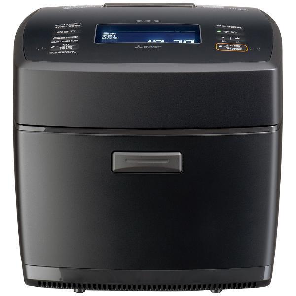 三菱電機 Mitsubishi Electric 炊飯器 本炭釜 炭漆黒 NJ-VW10H 5.5合...