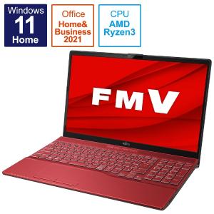 富士通 LIFEBOOK AH43/F3 ガーネットレッド ［FMVA43F3R］ 2021年10月