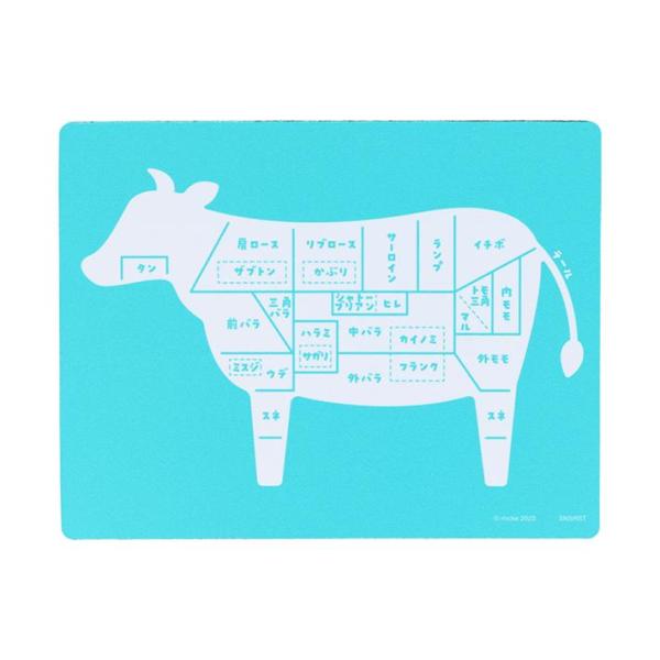 知りたいこと図鑑 マウスパッド B 牛の肉の部位 サンスター文具 PCグッズ 代引不可商品