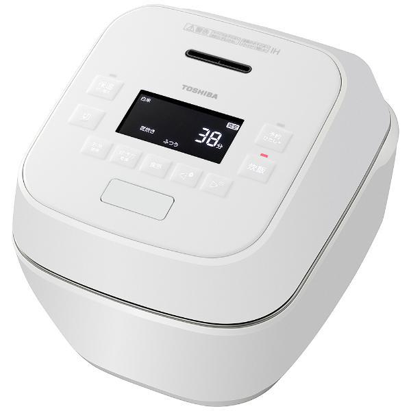 東芝 TOSHIBA 炊飯ジャー 炎匠炊き グランホワイト RC-10SGX(W) 5.5合 圧力I...