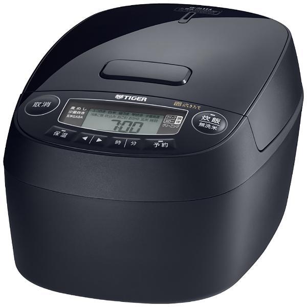 タイガー TIGER 圧力IHジャー炊飯器 炊きたて モーブブラック JPV-T100KV 5.5合...