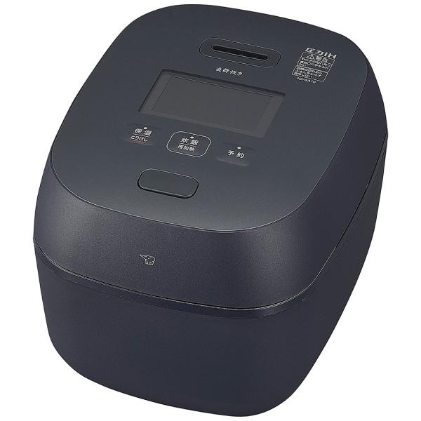 象印マホービン ZOJIRUSHI 圧力IH炊飯ジャー 炎舞炊き 黒 NX-AA10 5.5合 圧力...