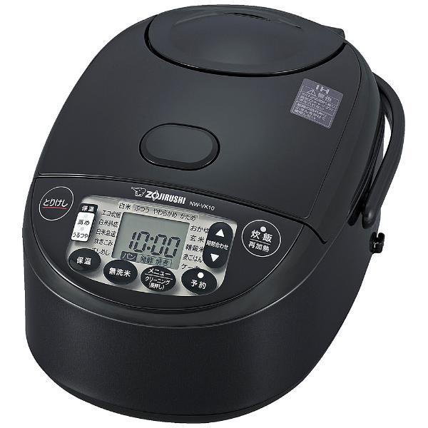 象印マホービン ZOJIRUSHI IH炊飯ジャー 極め炊き ブラック NW-VK10 5.5合 I...