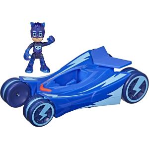 パジャマスク グロー＆ゴー 光る キャットカー キャットボーイ フィギュア PJ Masks Catboy 乗り物 おもちゃ 並行輸入品｜bakuyasuearth