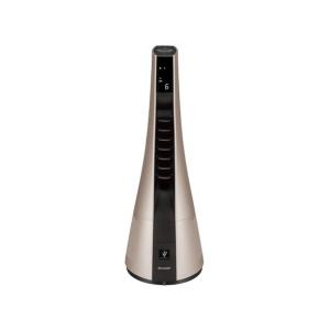シャープ スリムイオンファン HOT＆COOL（リモコン付　ゴールド系ピンクゴールド）【送風・温風兼用】SHARP「高濃度プラズマクラスター25000」 PF-JTH1-N