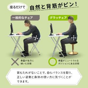 バランスチェア 椅子 イス 腰痛 仕事 勉強 ...の詳細画像4