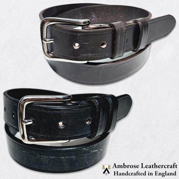 Ambrose Leathercraft レザーベルト アンブローズ レザークラフト ブライドルレザ...