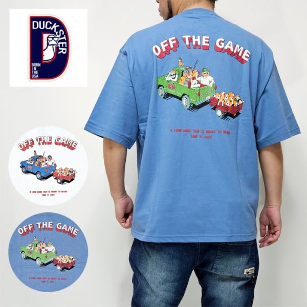 DUCKSTER ダックスター Tシャツ メンズ 半袖 リラックスフィット 大きめ ビッグシルエット...