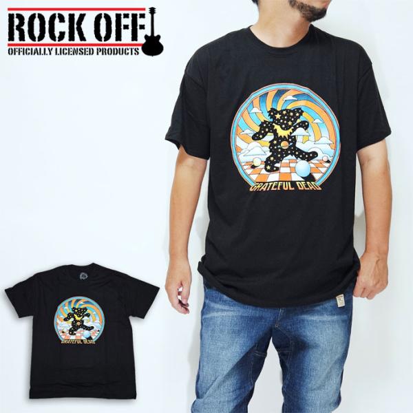 グレイトフルデッド Tシャツ ROCKOFF バンドTシャツ ロックT プリントT  Gratefu...