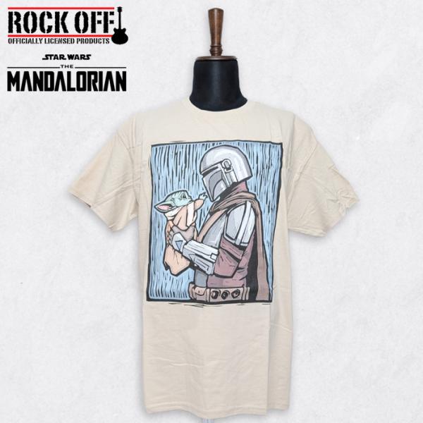 STAR WARS マンダロリアン グローグー Tシャツ メンズ 半袖 公式ライセンス ROCKOF...