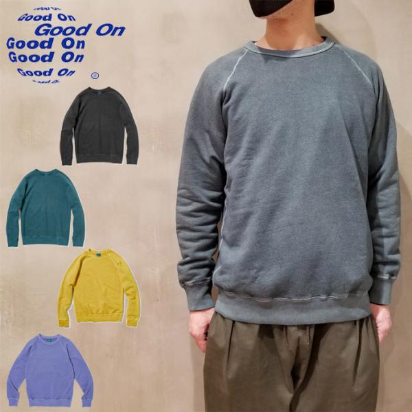 Good On グッドオン ラグランクルースウェット L/S RAGLAN CREW SWEAT S...