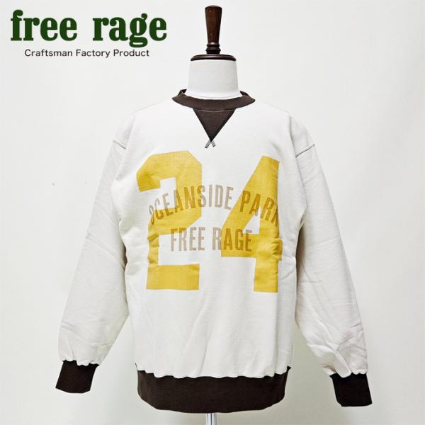 【ポイント10倍】freerage リンガーフェードアウトスウェット メンズ フリーレイジ 日本製 ...