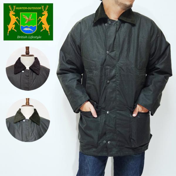 Hunter Outdoor ワックスコットンジャケット メンズ ハンターアウトドア BOLTON ...