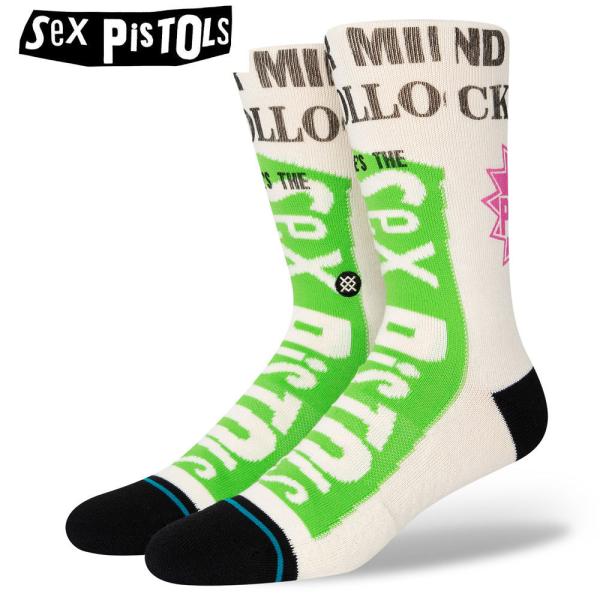 STANCE BOLLOCKS OFF WHITE SEX PISTOLS セックスピストルズ コラ...