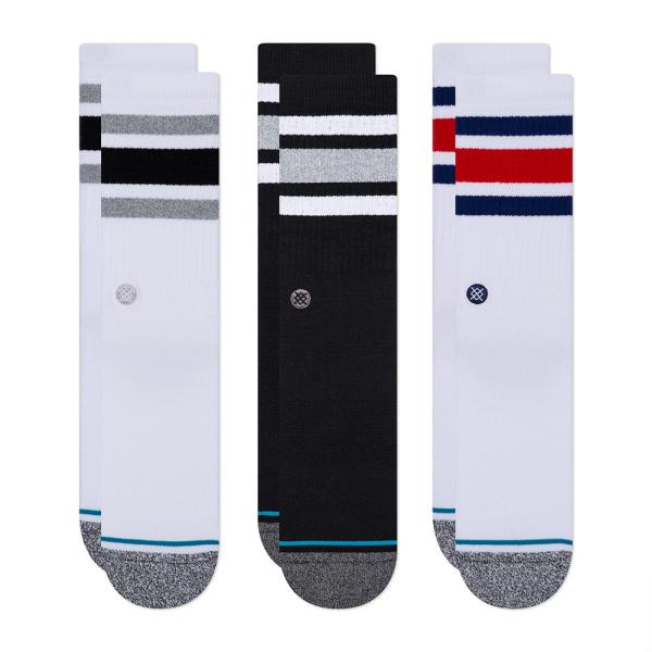 STANCE THE BOYD 3 PACK MULTI クルー ソックス 靴下 3足セット マルチ