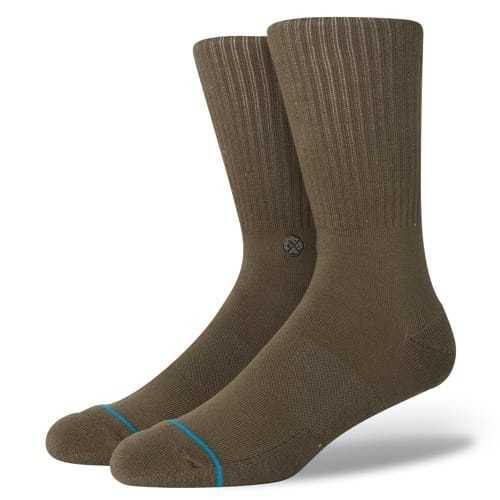 STANCE ICON GREEN クルー ソックス 靴下 緑 アイコン