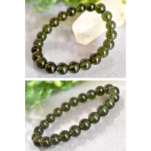 モルダバイト 9.8ミリ 内周約18センチ 宝...の詳細画像3