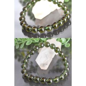 モルダバイト 9.8ミリ 内周約18センチ 宝...の詳細画像4