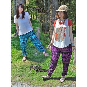 激安 アラジンパンツ ロング丈 エスニックサル...の詳細画像5