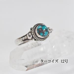 シルバーリング ターコイズ インディアンジュエリー STERLING 9号 インディアンジュエリー ソノランローズ ターコイズ シルバー リング