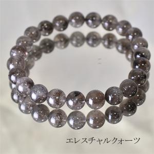 パワーストーン 天然石 ブラックエレスチャルクォーツ 骸骨水晶