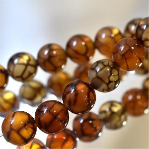 ドラゴンアゲート 8ミリ アゲート バラ売り ...の詳細画像1