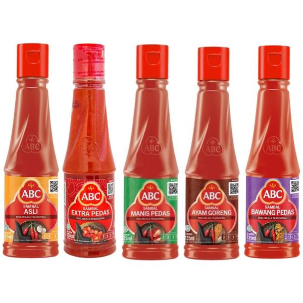 ABC エービーシー　SAMBAL サンバル　チリソース　ボトルタイプ　135ml　インドネシア料理...