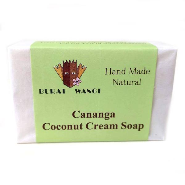 ブラットワンギ バリ島から無添加石鹸 ココナッツクリームソープ カナンガ 80g 海外直送品