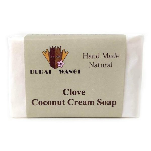 ブラットワンギ バリ島から無添加石鹸 ココナッツクリームソープ クローブ 80g 海外直送品