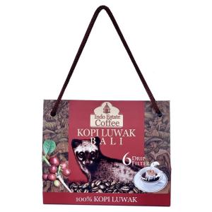 Indo estate coffee ルアックコーヒー Kopi Luwak Bali ドリップ６杯分入 海外直送品