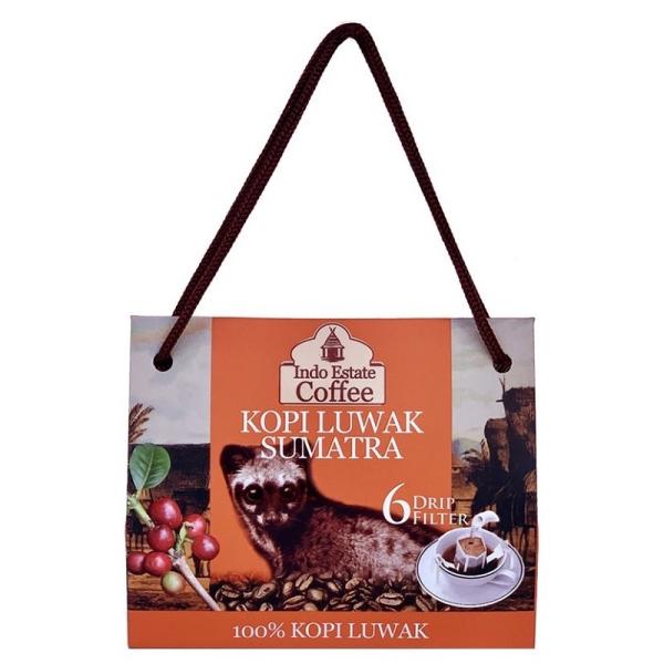 Indo estate coffee ルアックコーヒー Kopi Luwak Sumatra ドリッ...