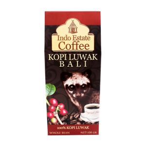 Indo estate coffee ルアックコーヒー Kopi Luwak Bali 100g 海外直送品