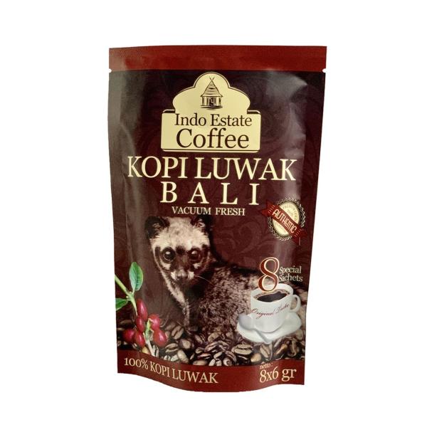 Indo estate coffee ルアックコーヒー Kopi Luwak Bali 真空フレッシ...