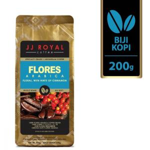JJ Royal Coffee ジェイジェイロイヤル インドネシアコーヒー Flores フローレス Arabica アラビカ 200g 海外直送品｜balifesta
